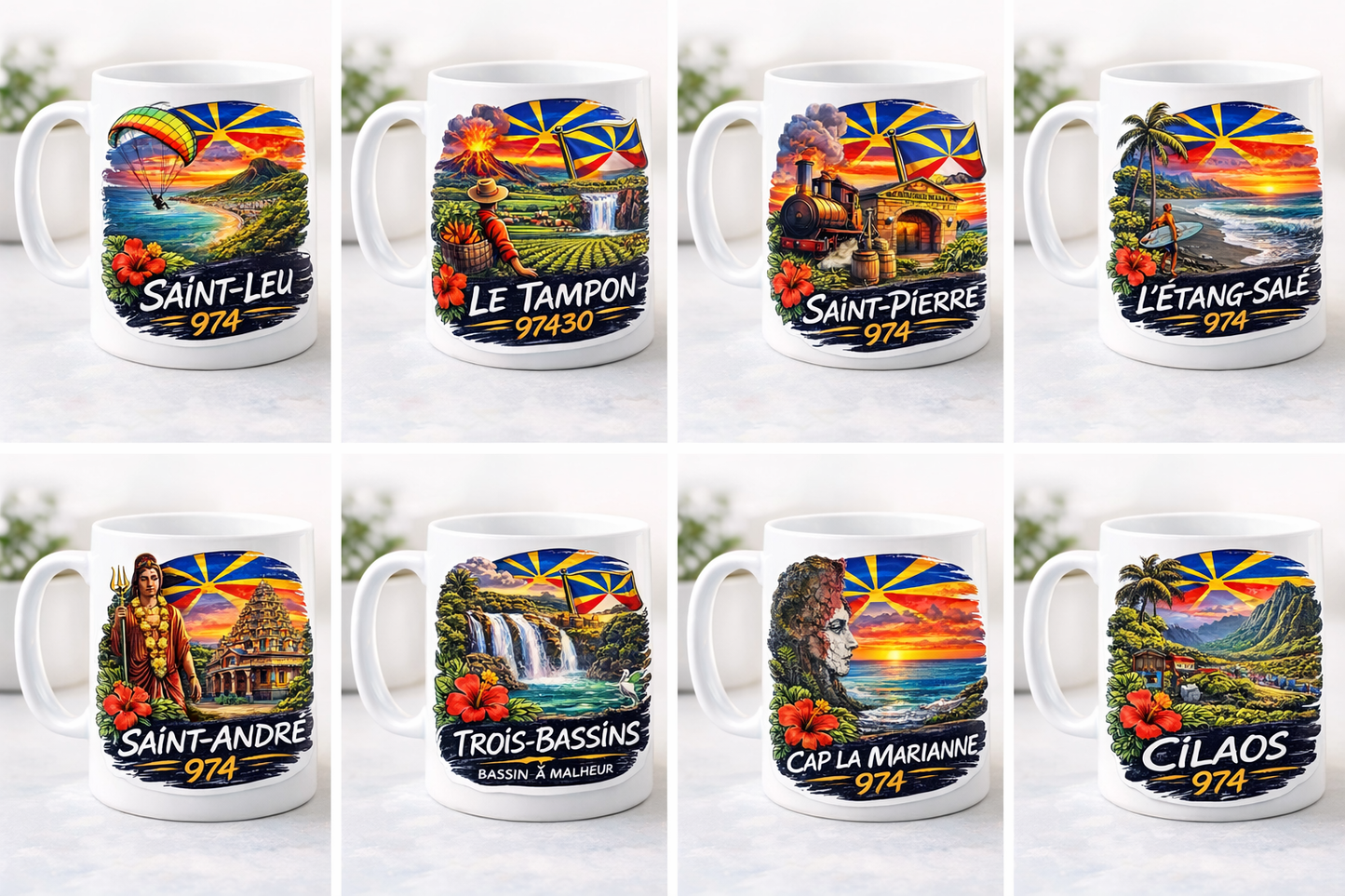 Mug nos communes / La Réunion MS Kréation
