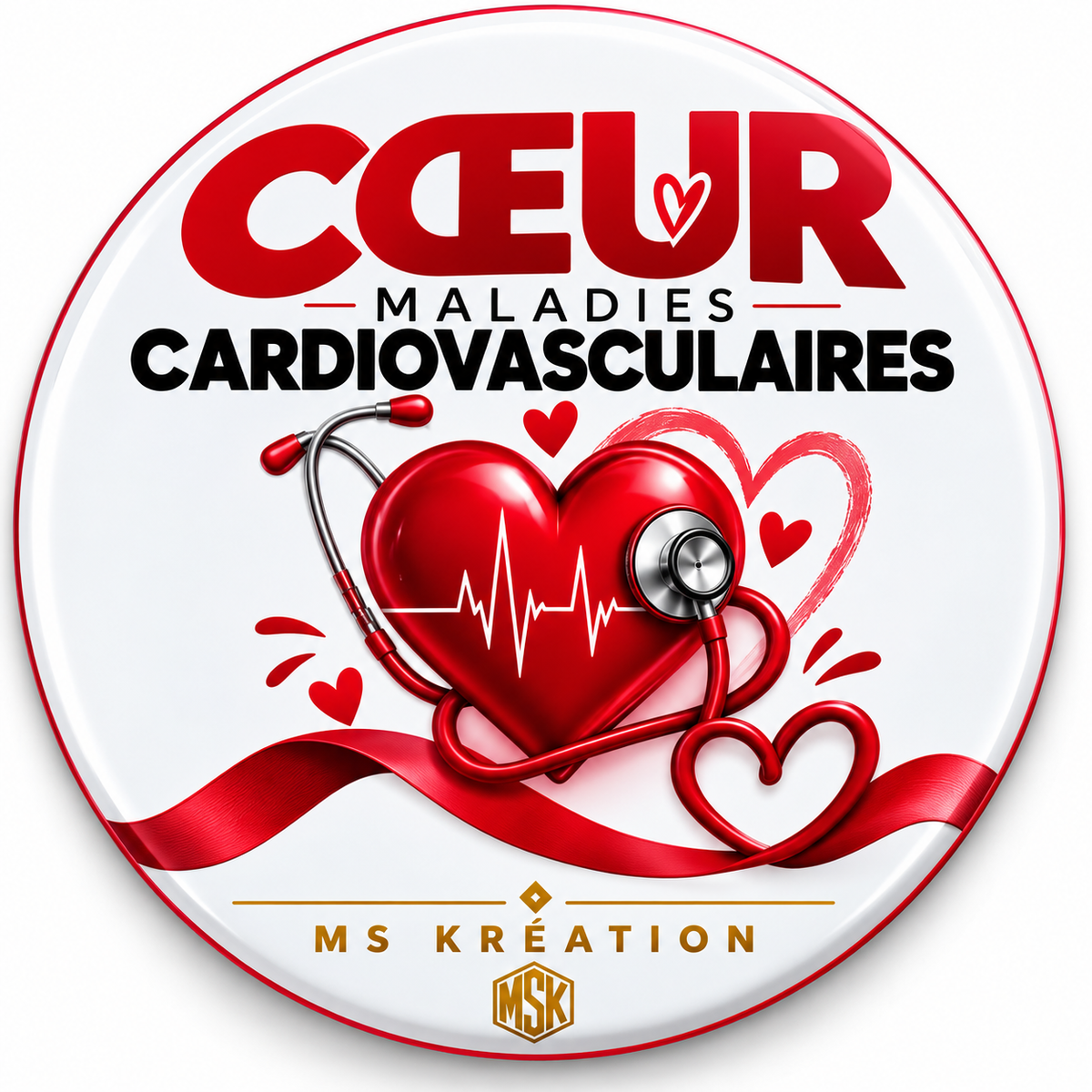 Badge Février – Mois du Cœur