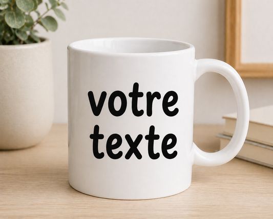 Tasse "À personnaliser"