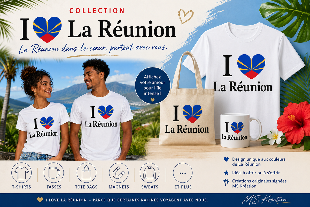 I Love La Réunion - Collection 974