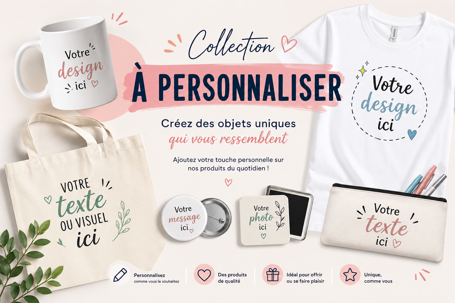Collection "À PERSONNALISER"
