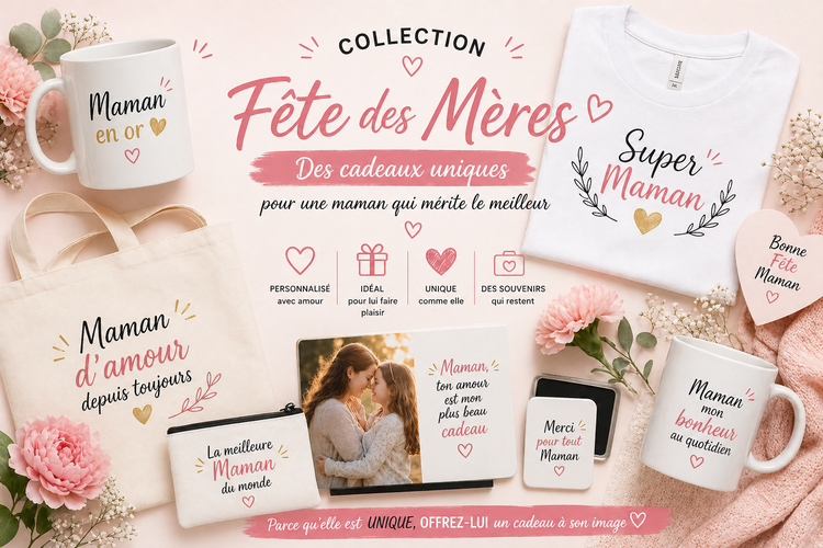 Collection Fête des Mères – Cadeaux Personnalisés pour Maman