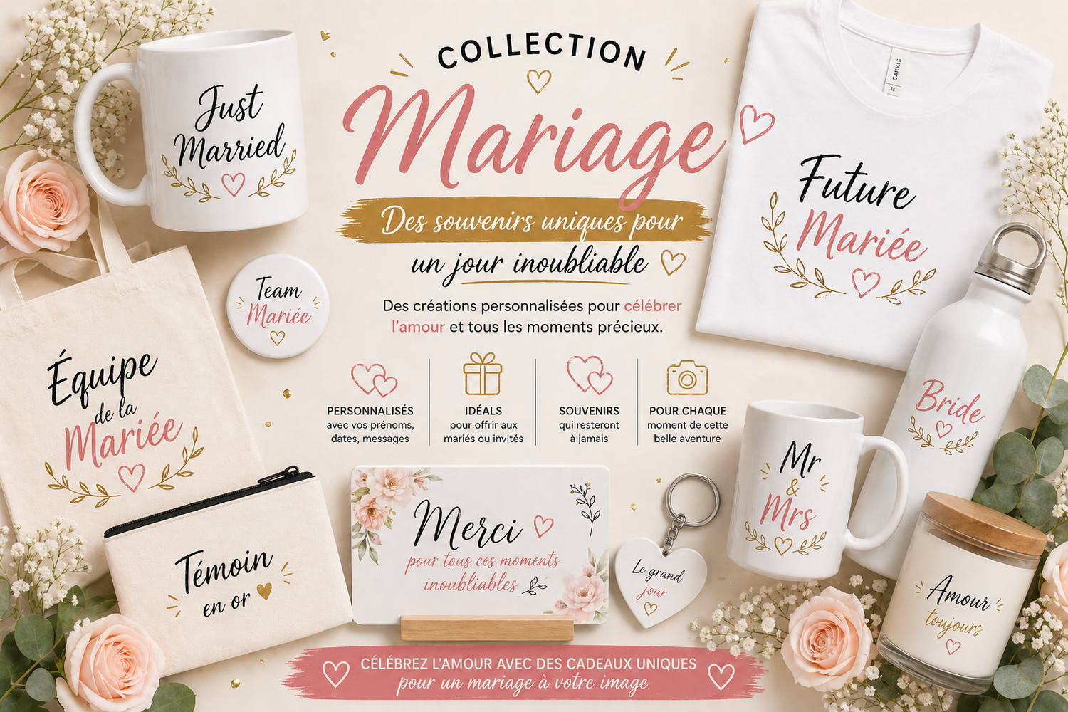 Collection Mariage – Célébrez chaque moment spécial