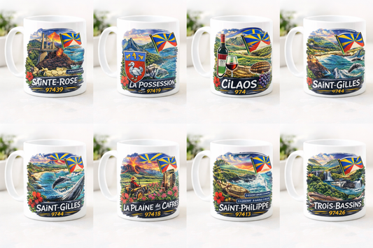 Mug nos communes / La Réunion MS Kréation