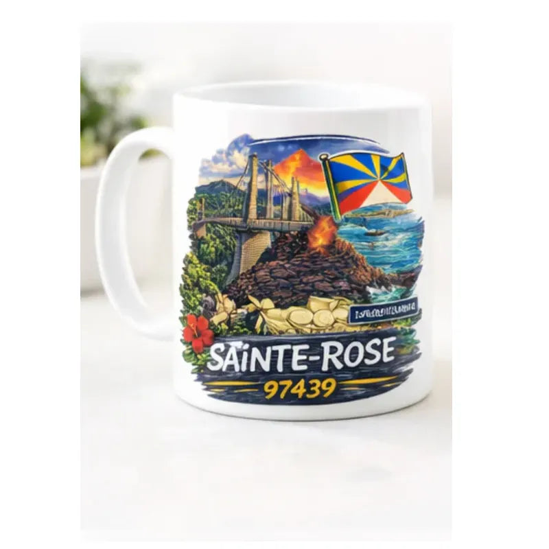 Mug Les Villes de La Réunion