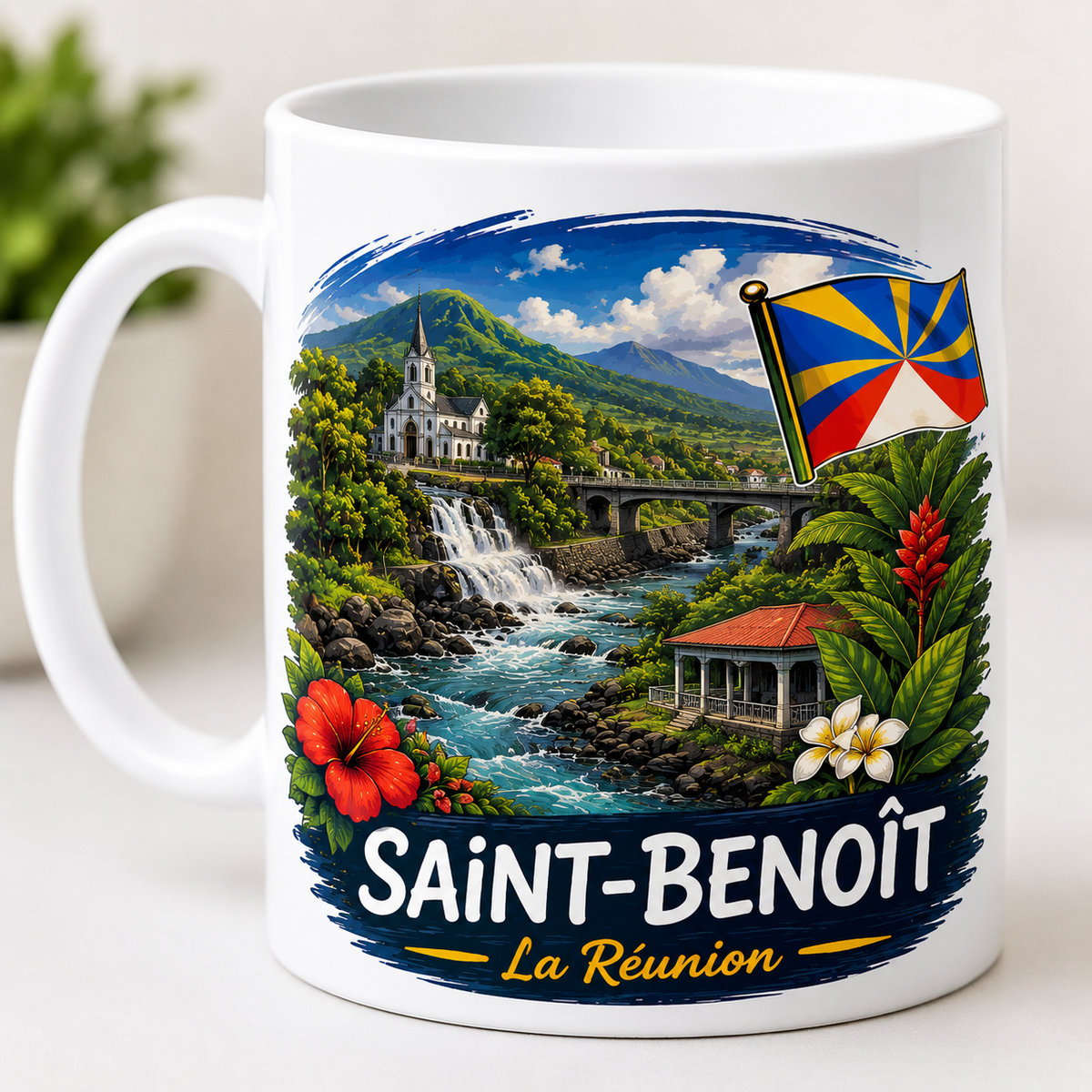 Mug Les Villes de La Réunion