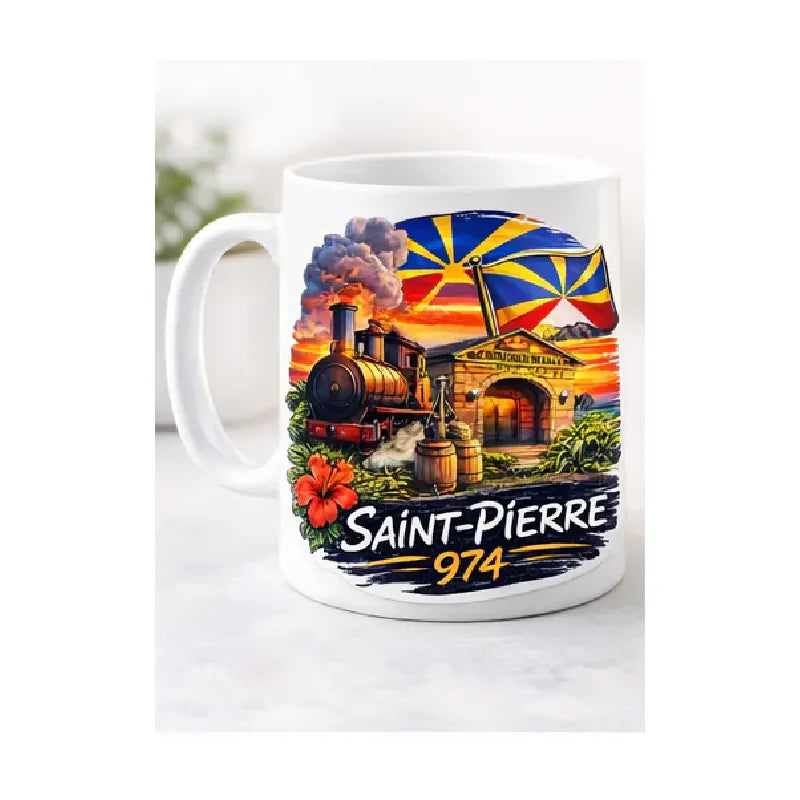 Mug Les Villes de La Réunion