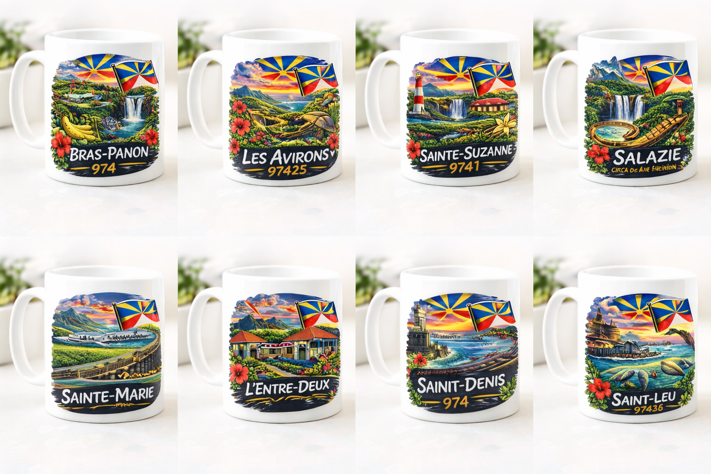 Mug nos communes / La Réunion MS Kréation