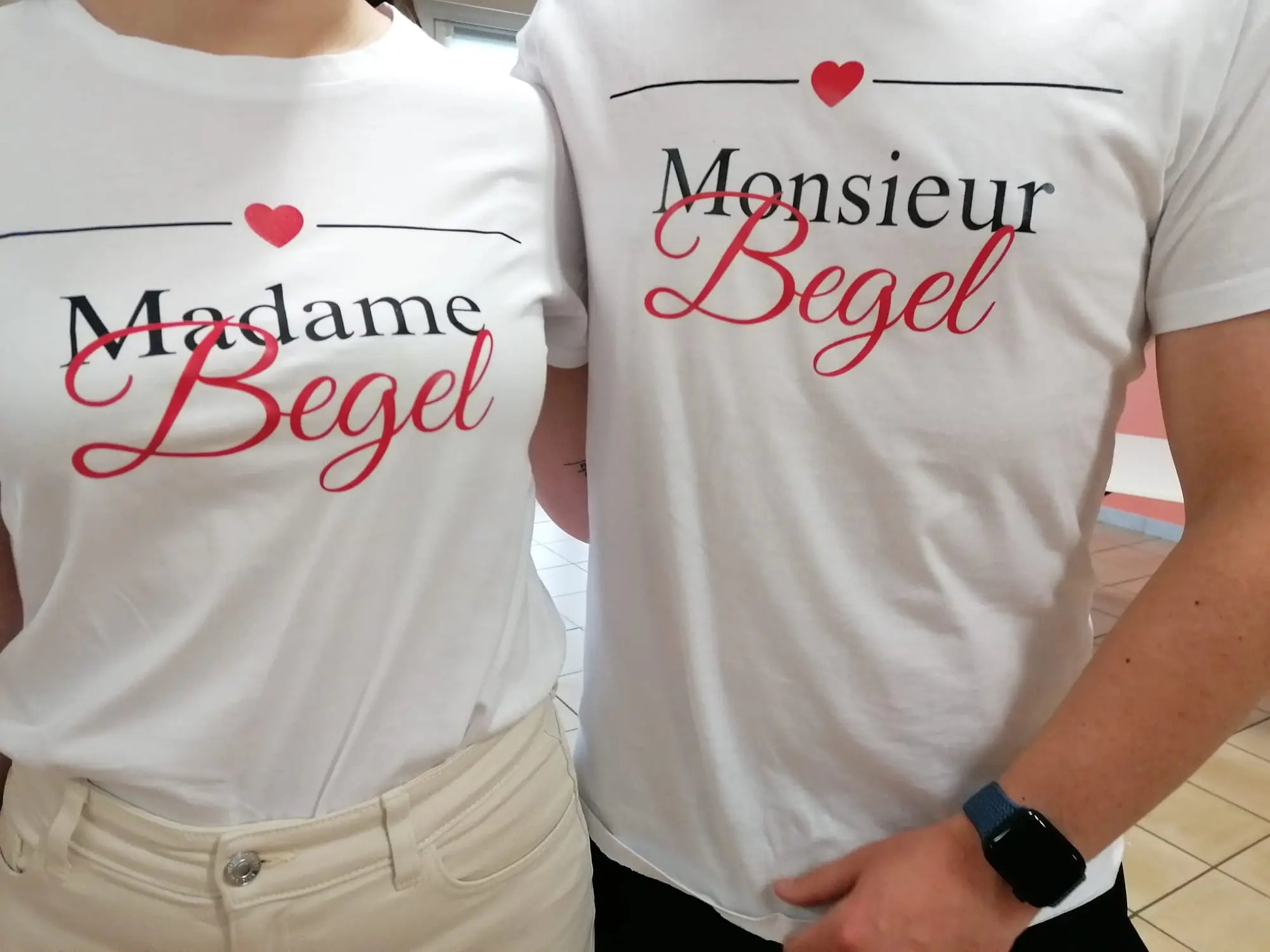 T-shirt Couple - Duo - Édition Mariage MS Kréation