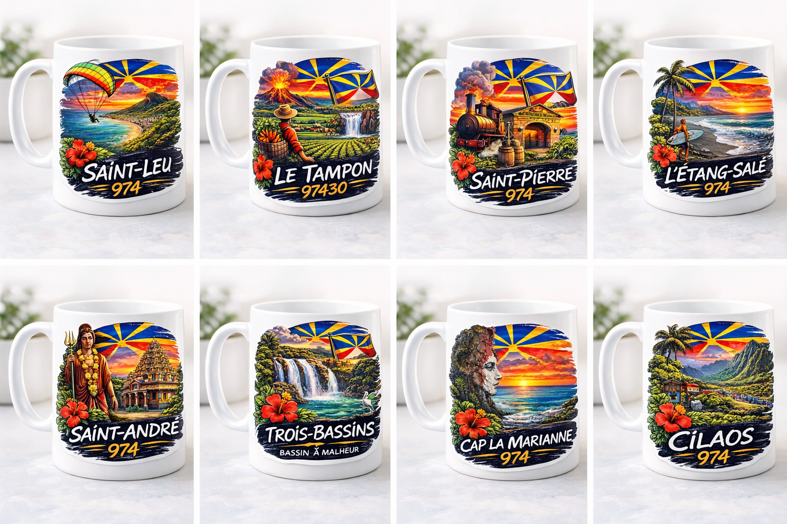 Mug nos communes / La Réunion MS Kréation