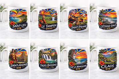 Mug nos communes / La Réunion MS Kréation