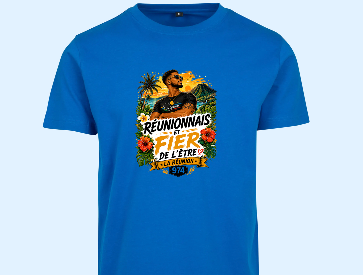 T-shirt Réunionnais et Fier de l'Être