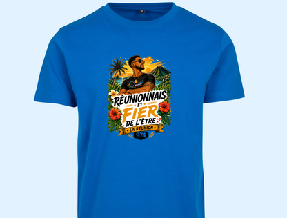T-shirt Réunionnais et Fier de l'Être