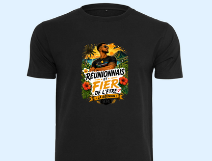 T-shirt Réunionnais et Fier de l'Être