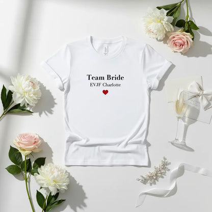 T-shirt EVJF personnalisé – Team Bride MS Kréation
