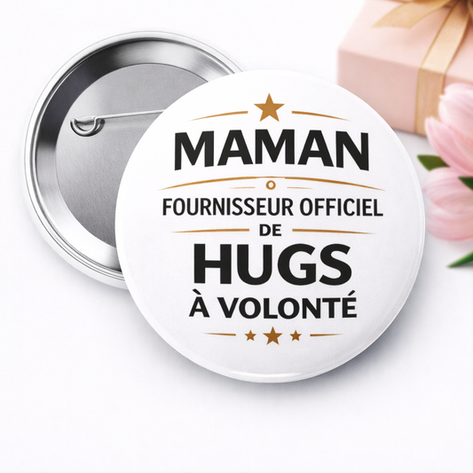Badge & Magnet Personnalisé Fête des Mères