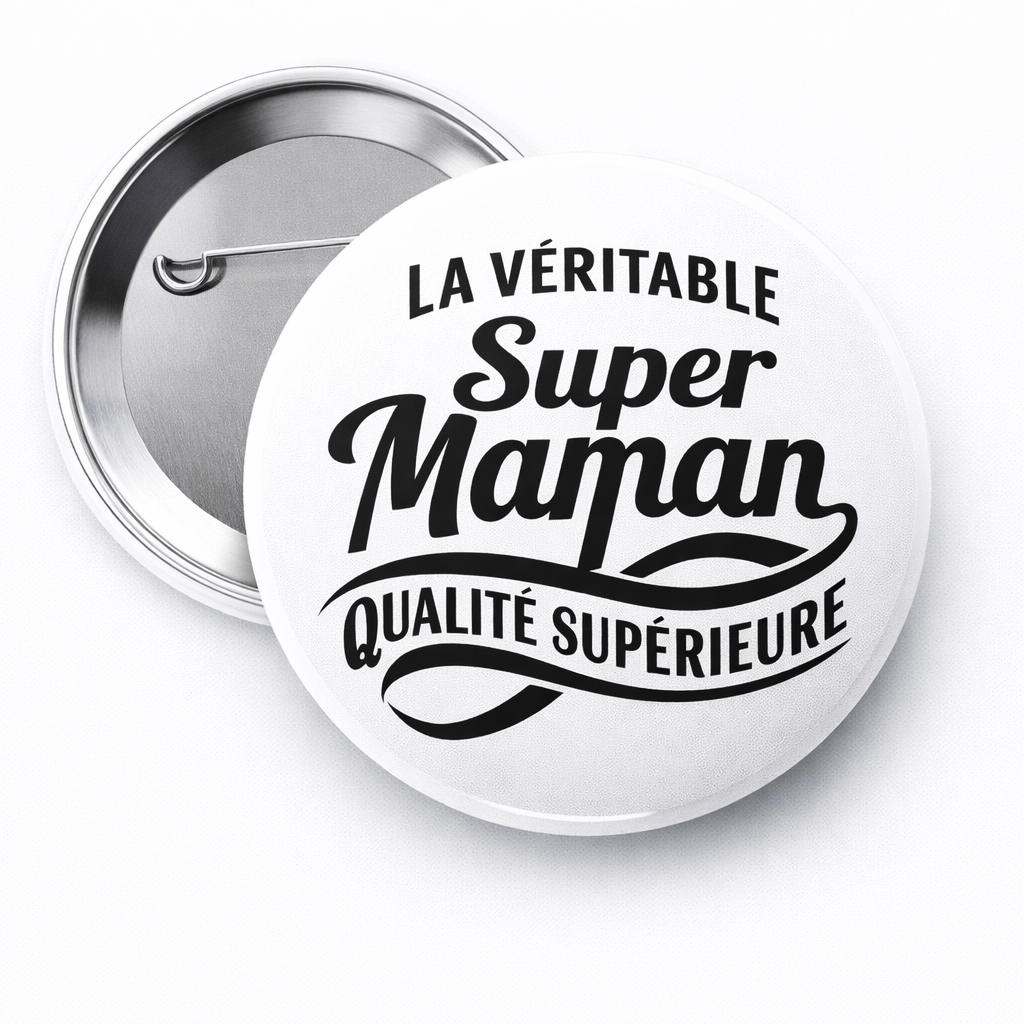 Badge & Magnet Personnalisé Fête des Mères