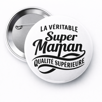 Badge & Magnet Personnalisé Fête des Mères