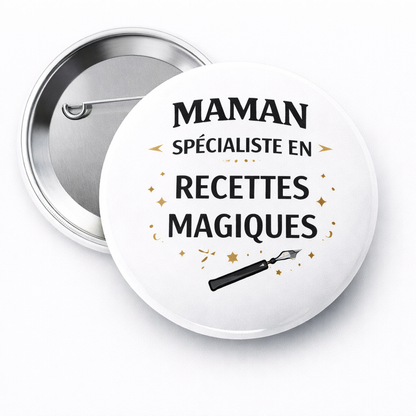 Badge & Magnet Personnalisé Fête des Mères