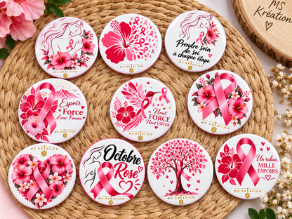 Badge Octobre – Octobre Rose