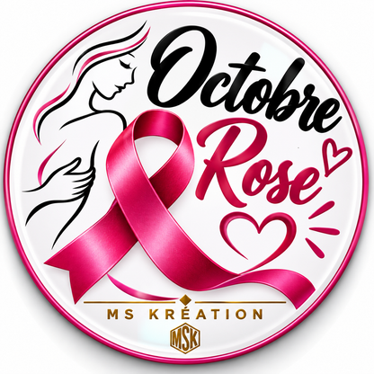 Badge Octobre – Octobre Rose