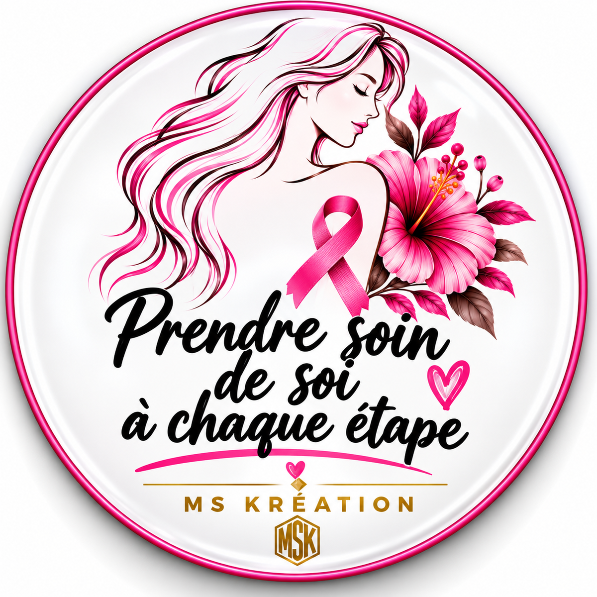 Badge Octobre – Octobre Rose