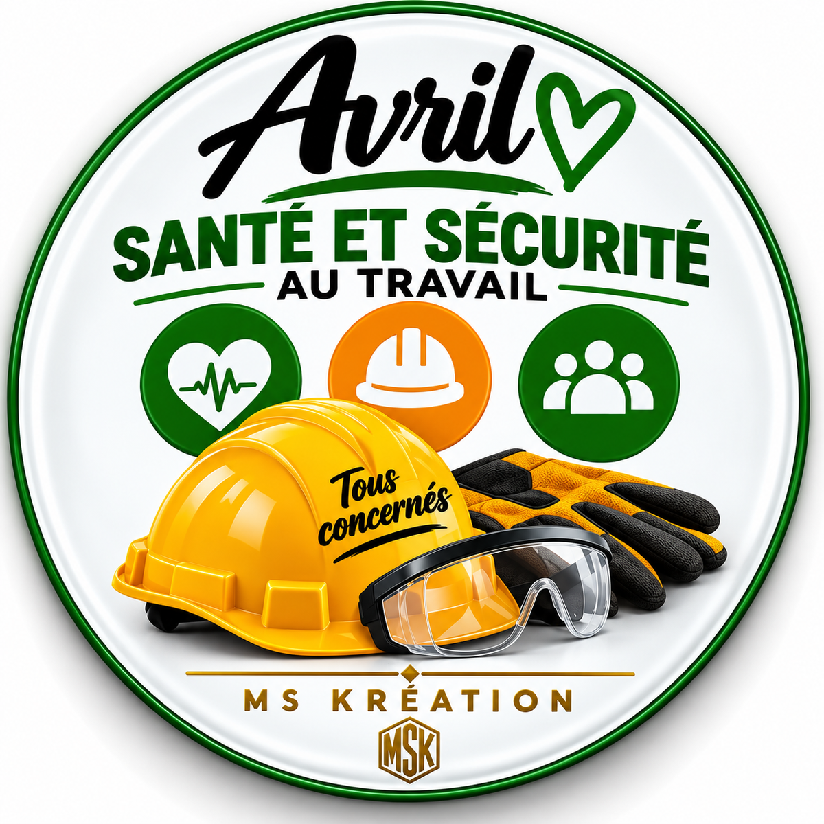 Badge Santé et Sécurité au Travail – Avril