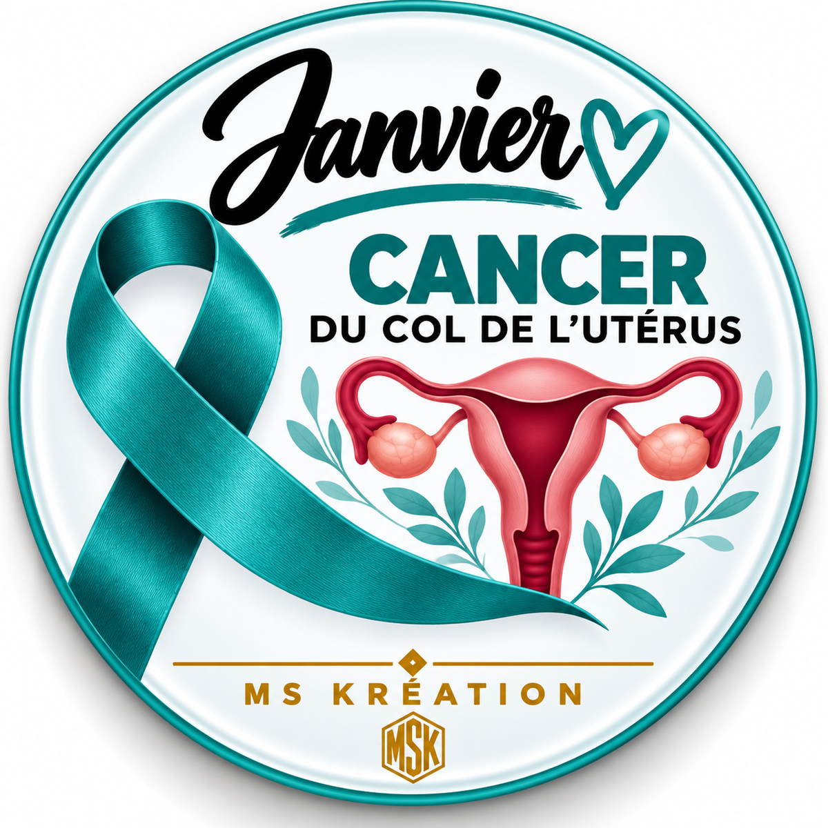 Badge Janvier – Cancer du col de l’utérus
