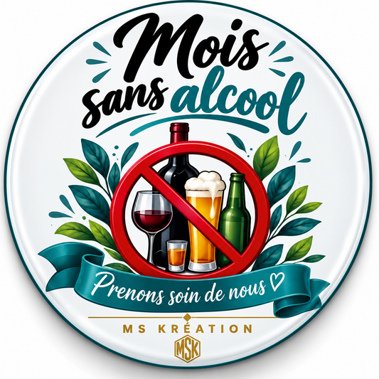 Badge Janvier - Mois sans alcool