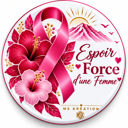 Badge Octobre – Octobre Rose