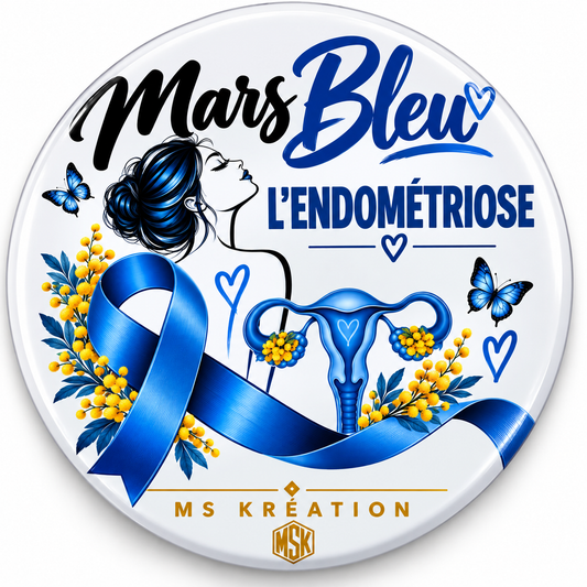 Badge Mars – Sensibilisation à l’endométriose