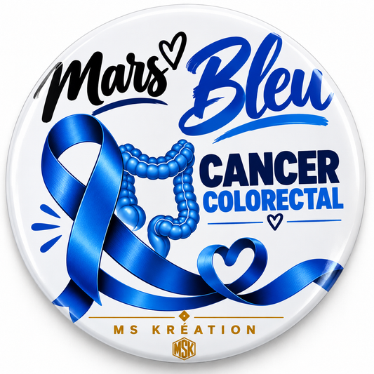 Badge Mars – Mars Bleu