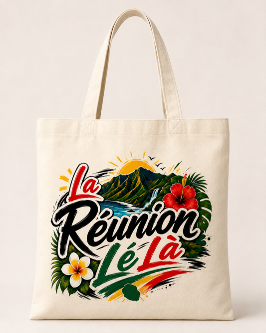 Tote Bag « La Réunion Lé Là » – Collection 974