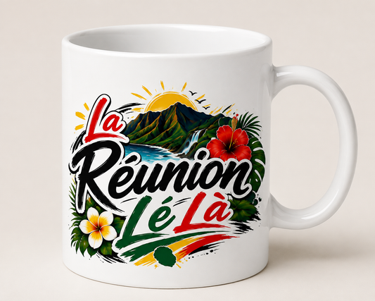 Mug / Tasse “La Réunion Lé Là” – Collection 974