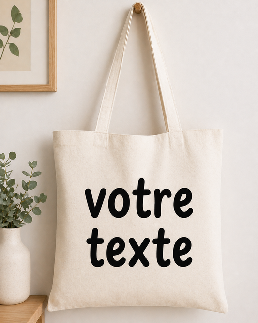 Tote bag "À PERSONNALISER"