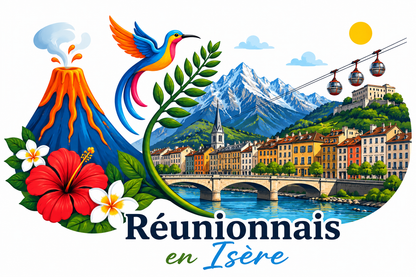 T-shirt enfant "Réunionnais d'ici et d'Ailleurs"
