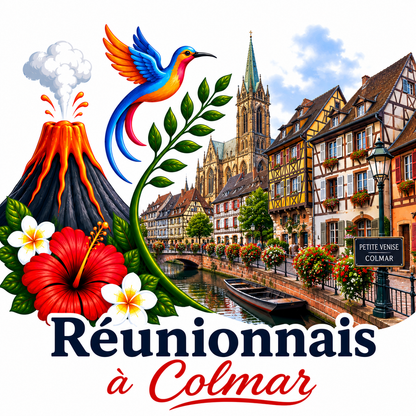 T-shirt enfant "Réunionnais d'ici et d'Ailleurs"