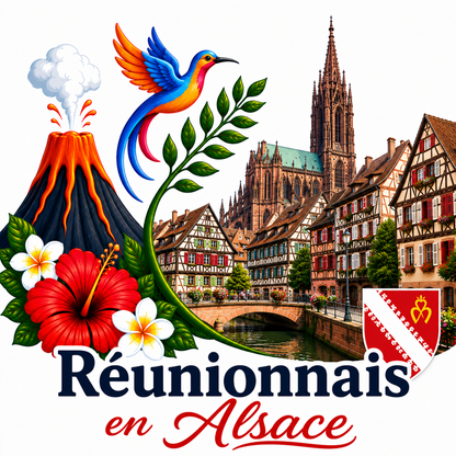 T-shirt enfant "Réunionnais d'ici et d'Ailleurs"