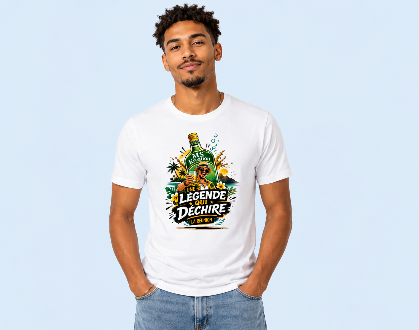 T-shirt Une Légende qui Déchire – Homme