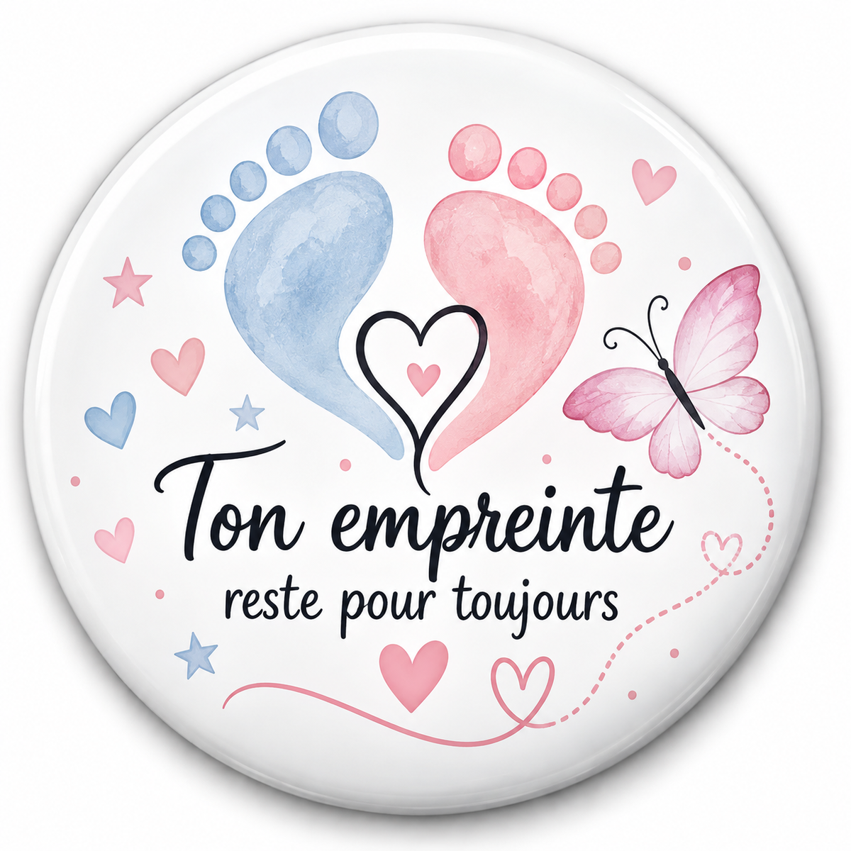 Badge Deuil périnatal & parental – Souvenir et soutien