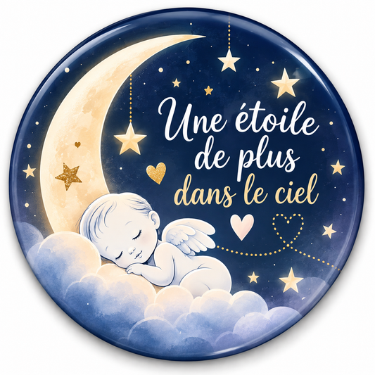 Badge Deuil périnatal & parental – Souvenir et soutien