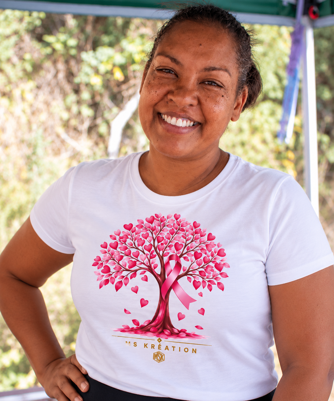 T-shirt Octobre Rose – Ruban Rose & Sensibilisation Cancer du Sein