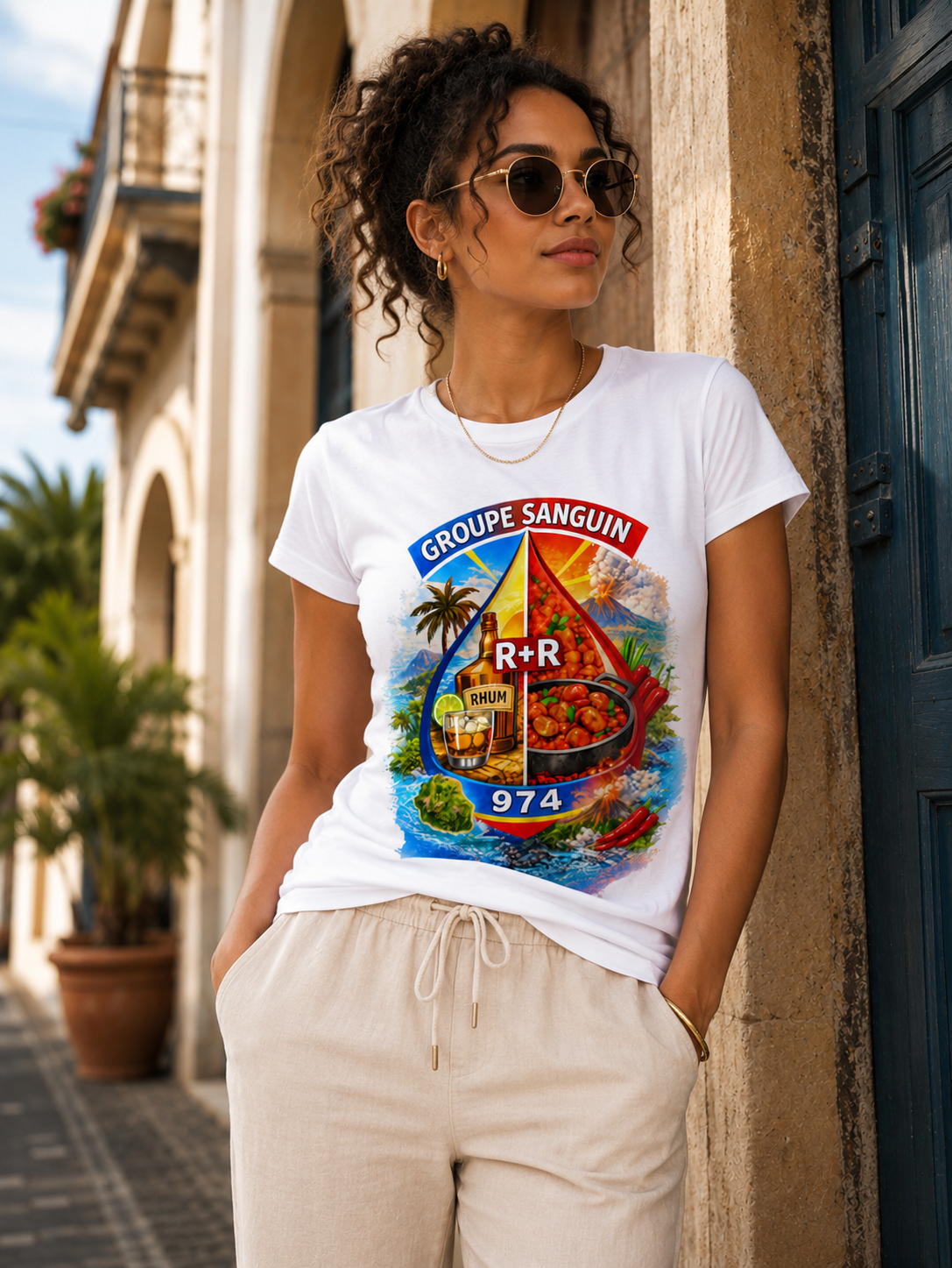 T-shirt Groupe Sanguin 974 – R+R