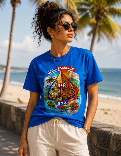T-shirt Groupe Sanguin 974 – R+R