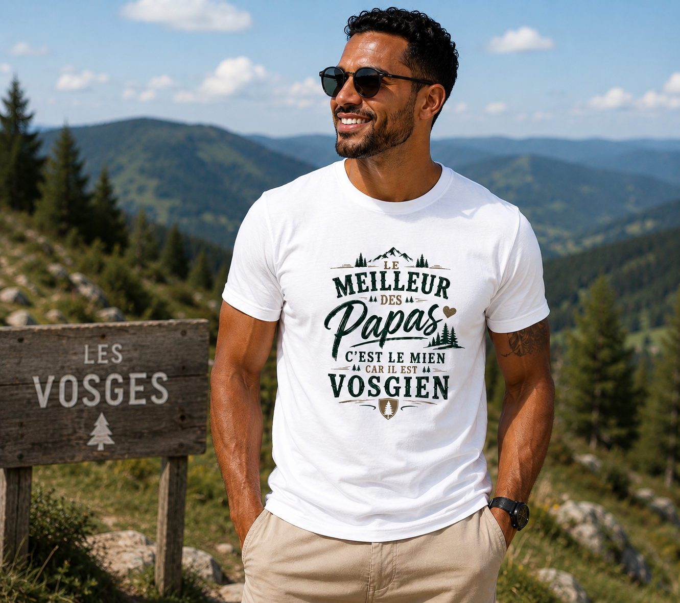 T-shirt Le Meilleur des Papas
