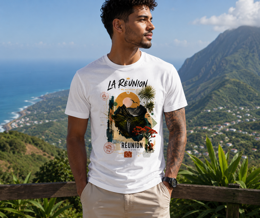 T-shirt "La Réunion – L'Âme d'une Île"