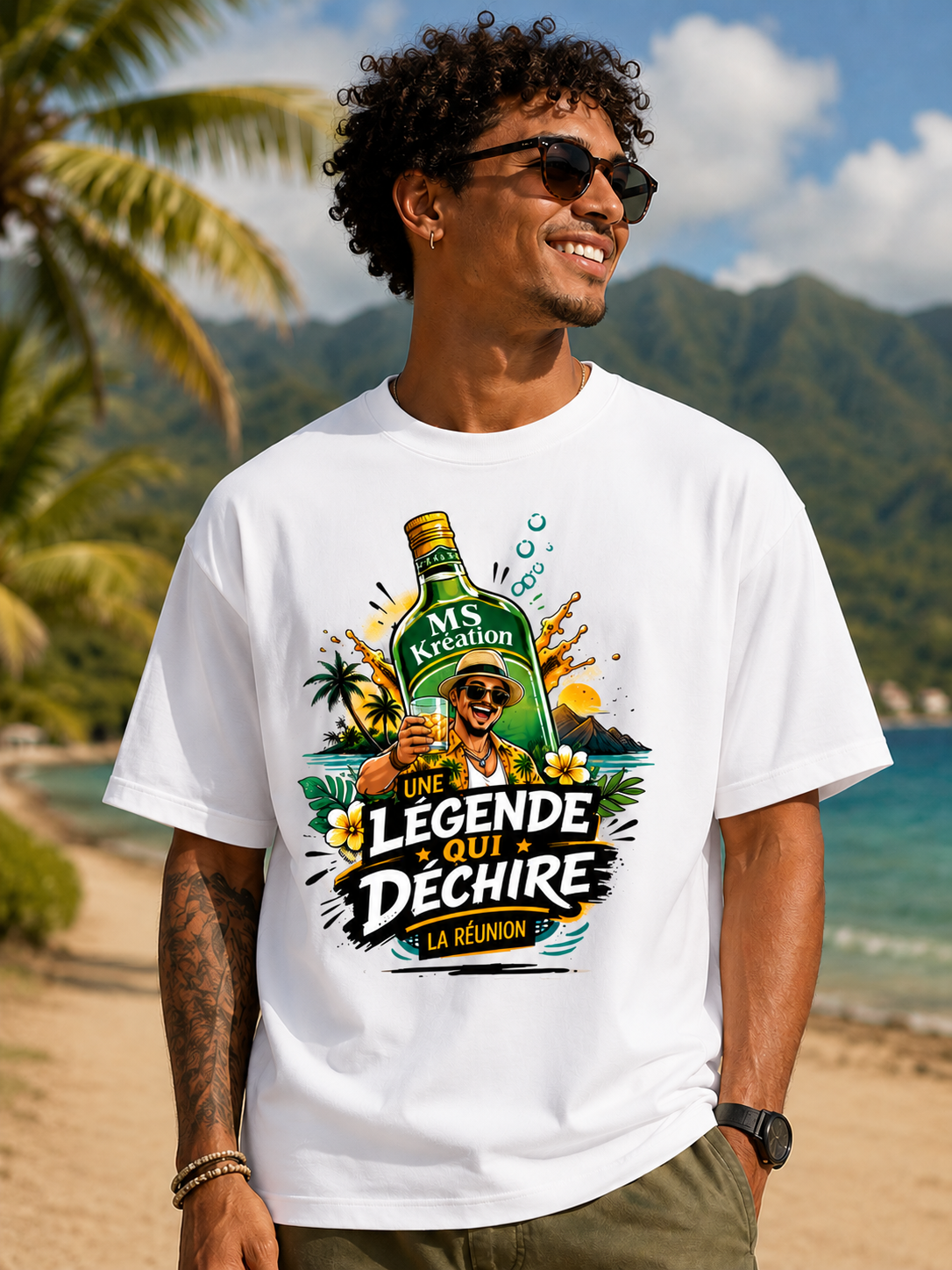 T-shirt Une Légende qui Déchire – Homme