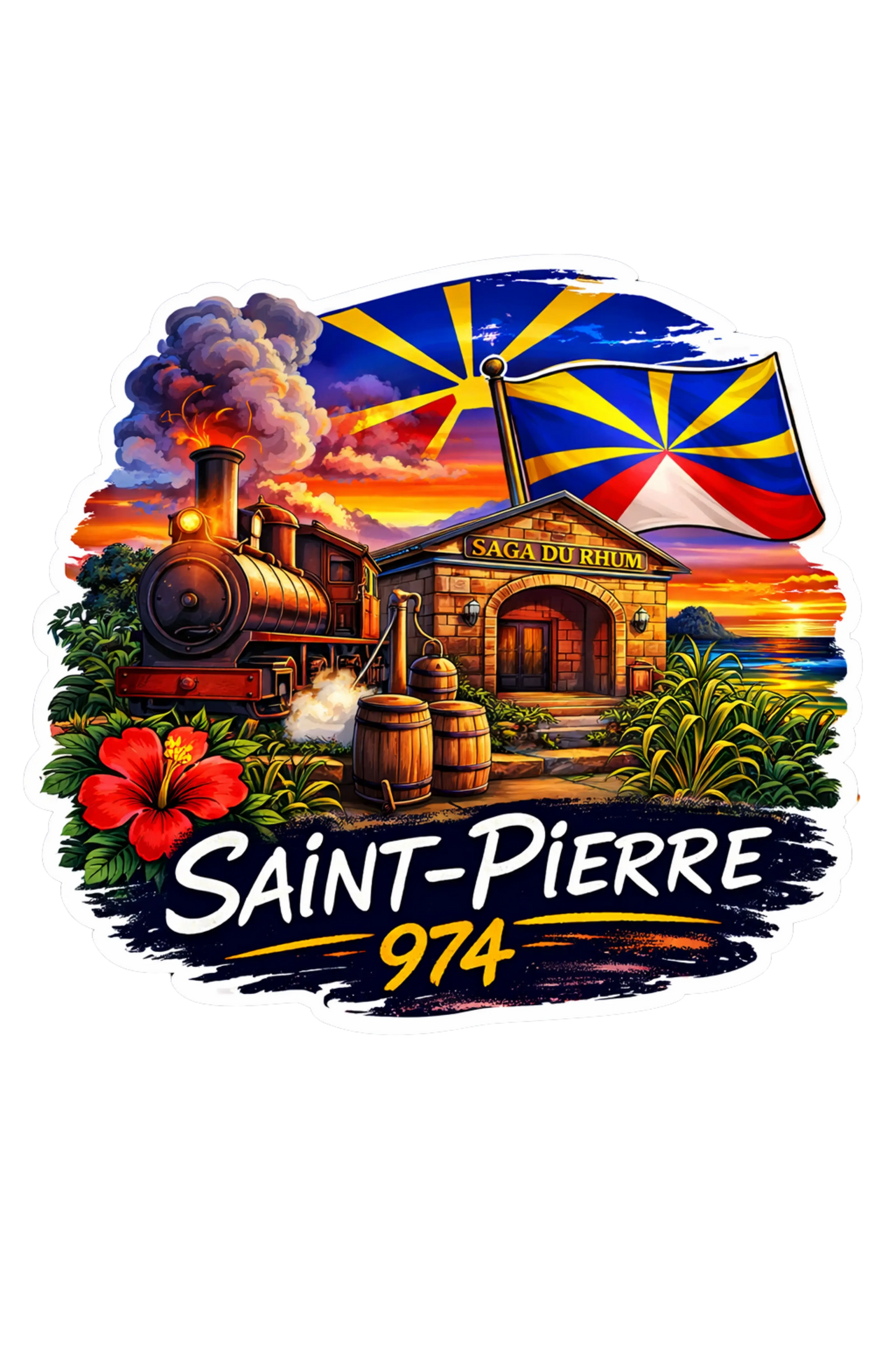 Sticker 974 MS Kréation