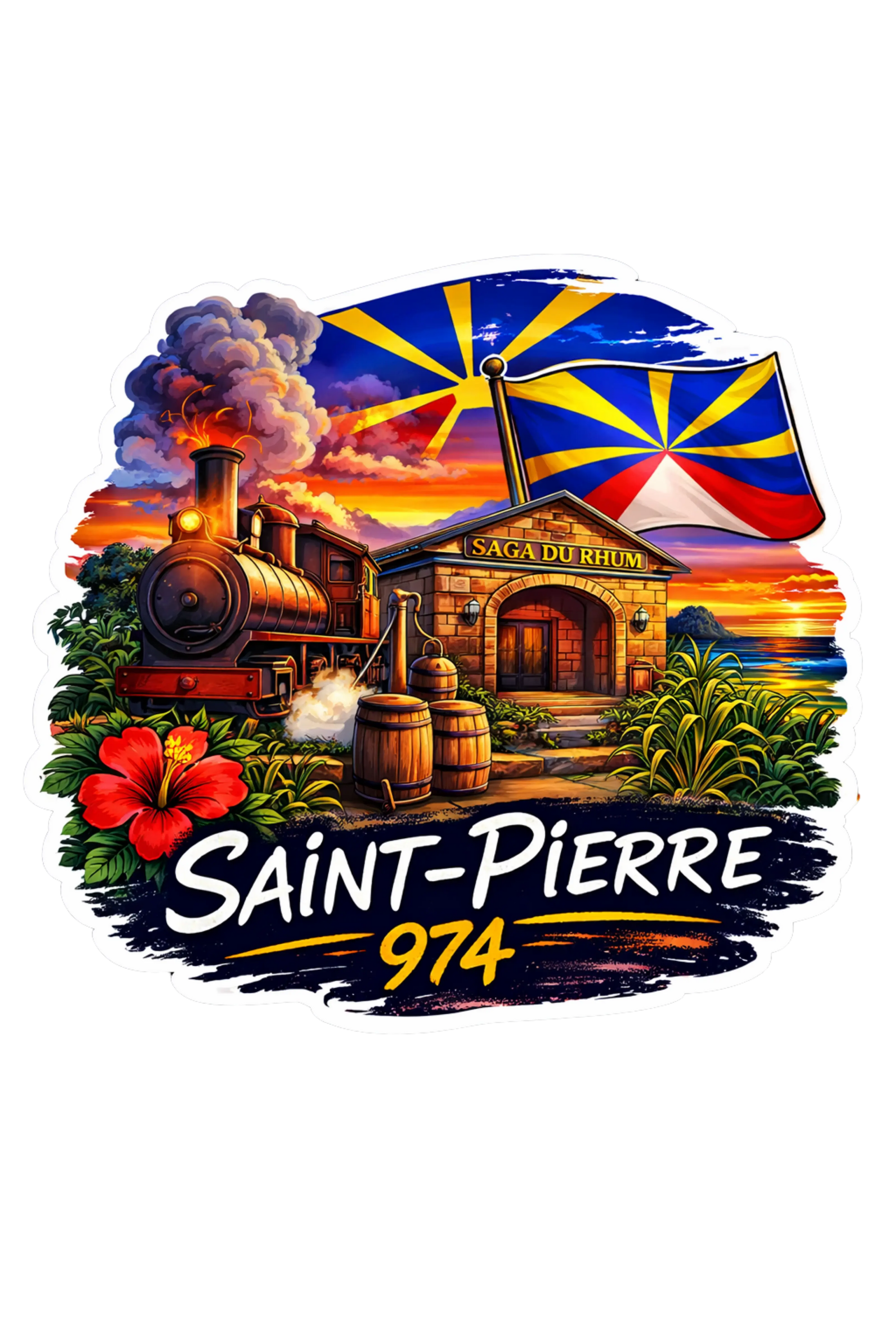 Sticker 974 MS Kréation