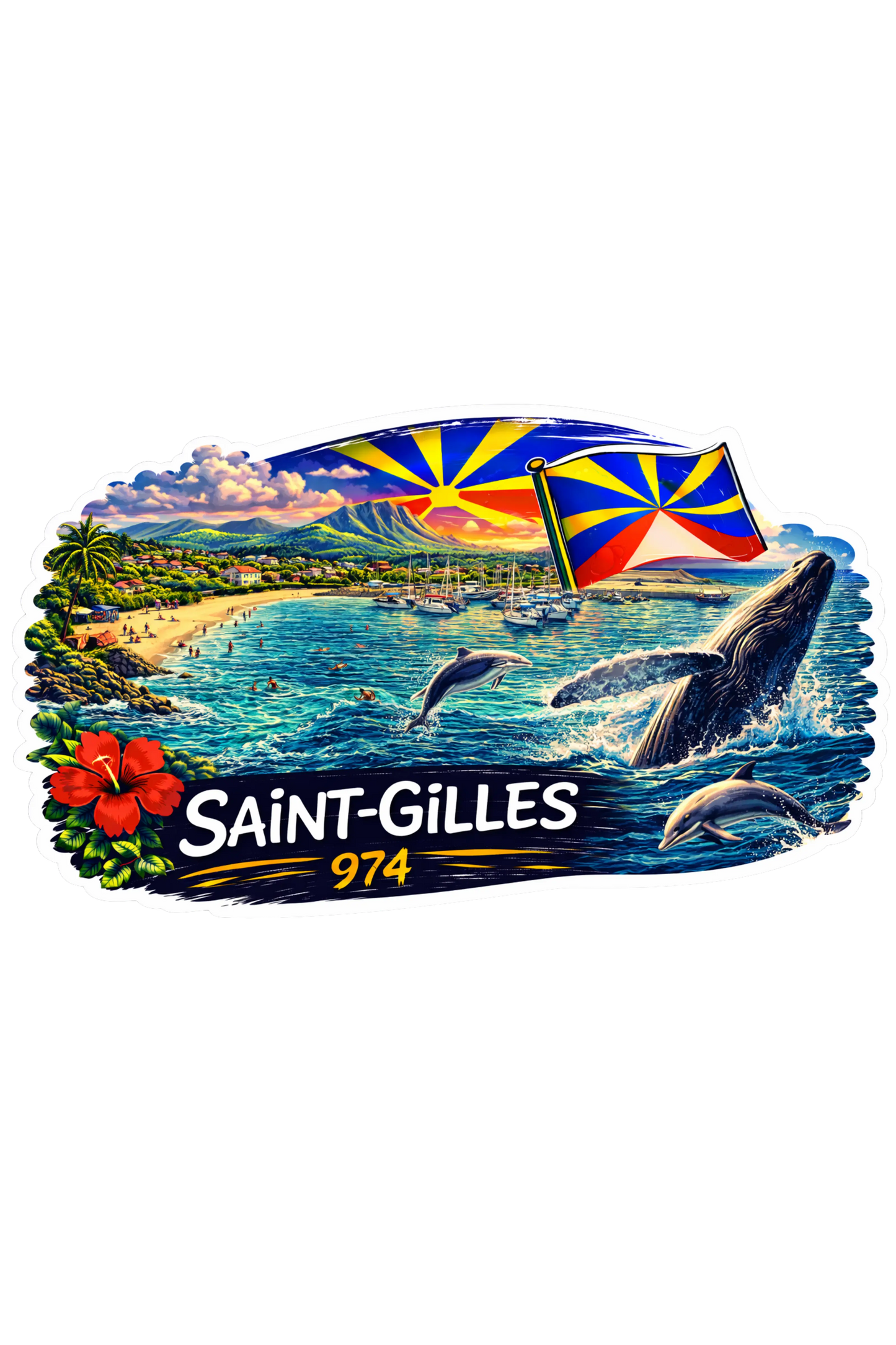 Sticker 974 MS Kréation